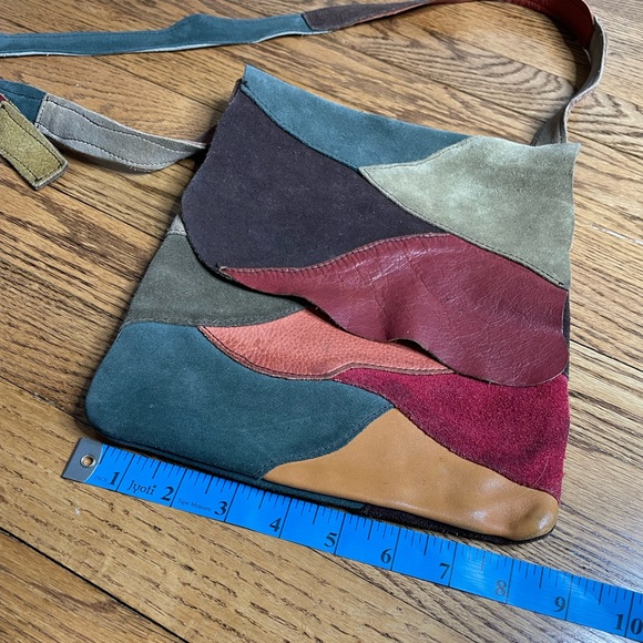 Vintage Y2K Lucky Brand Suede Crossbody Bag & Jewelry Bundle - Picture 2 of 12